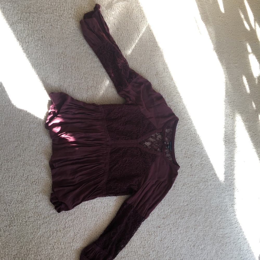 Open Lace Back Top
